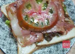 Illustration of how to make a multi-layer sandwich 7