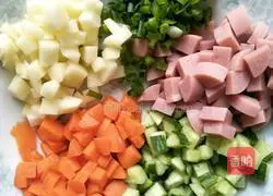 Egg fried rice (colorful egg fried rice) Illustration of how to do it 1