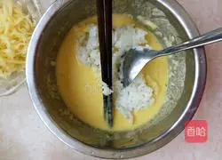 Rice and egg pancakes Practice illustration 3