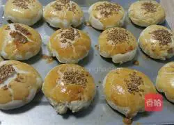 Illustration of how to make shortbread with snow pear filling 14