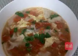 Illustration of how to make tomato, egg and egg braised cake 14