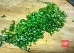 Illustration of how to make spinach soup noodles 2