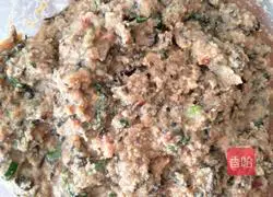 Illustration of how to make soy milk dregs meatloaf 4