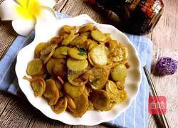 Illustration of making fried mung bean cake 6