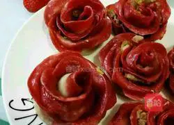 Illustration of how to make rose steamed buns 9