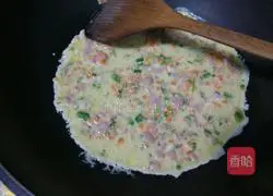 Vegetable Egg Pancake Recipe Illustration 7