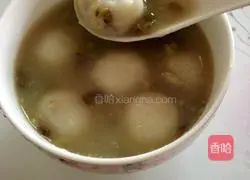 Illustration of how to make mung bean glutinous rice balls 4