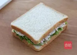 Illustration of how to make tuna cheese sandwich 7