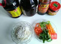 Illustration of how to make colorful vegetable noodles 1