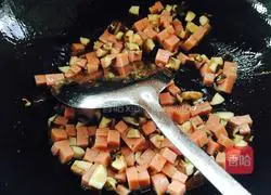 Illustration of how to make homemade fried rice 6