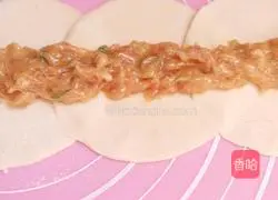 Illustration of how to make rose dumplings 4