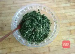 Illustration of how to make sweet potato noodles and mountain vegetable buns 10