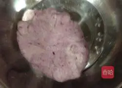 Illustration of how to make rose purple sweet potato buns 5