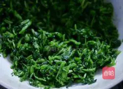 Illustration of how to make dumplings stuffed with shepherd's purse 1