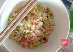 Egg Fried Rice Recipe Illustration 4