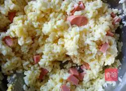 Egg Fried Rice (Illustration of the super simple and light version) 2