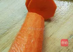 Carrot Fried Rice Illustration of how to do it 1