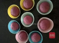 Milk Purple Sweet Potato Steamed Buns Recipe Illustration 7