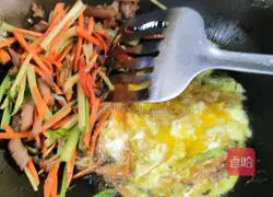 Illustration of how to make fried rice noodles 7