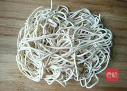 Illustration of homemade noodles 1