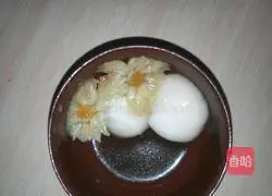 Chrysanthemum brown sugar dumplings! Recipe 3