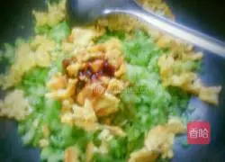 Illustration of how to make celery and egg buns 4