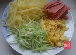 Illustration of homemade cold noodles 3