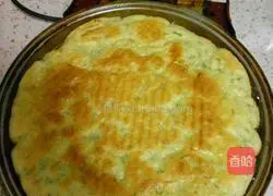 Fresh Wheat Grass Egg Pancake Recipe Illustration 5