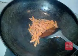 Illustration of how to make colorful fried noodles 9