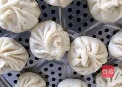 Gege brand homemade kohlrabi dish Illustration of how to make steamed buns 15