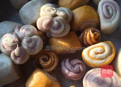 Illustration of how to make natural colored milk steamed buns 4