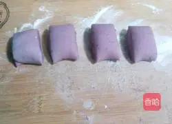 Illustration of how to make steamed purple sweet potato pancakes 9