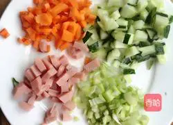 Illustration of how to make potato fried rice 3