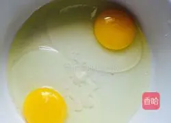 Illustration of how to make chive egg pancake 2