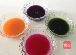 Illustration of how to make dreamy colorful dumplings 2