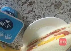 Illustration of sandwich breakfast recipe 10