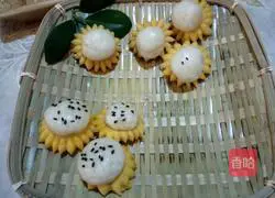 Illustration of how to make chrysanthemum steamed buns 10