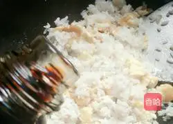 Soy Sauce Egg Fried Rice Recipe Illustration 7