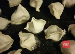 Illustration of how to make fried and quick-frozen dumplings 1