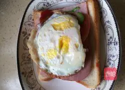 Illustration of how to make vegetable sandwiches 2