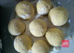 Illustration of home-style fermented pumpkin pie (red bean filling) 11