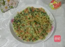 Illustration of how to make leek, ham and egg pancakes 6