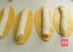 Illustration of how to make banana steamed buns (simulated version) 10