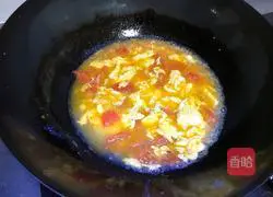 Illustration of how to make tomato and egg noodles 7