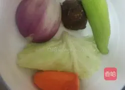 Vegetarian Illustration of how to make fried pancakes 1