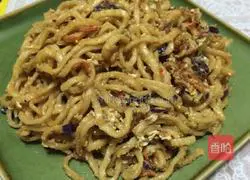 Illustration of how to make fried noodles 12
