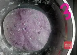 Illustration of how to make purple sweet potato and hedgehog steamed buns 3