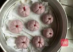 Purple Sweet Potato Pumpkin Cake Recipe Illustration 5