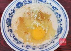 Illustration of how to make millet pancakes 3