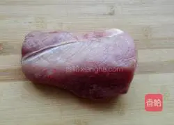 Illustration of how to make Shaobing Tenderloin 1 